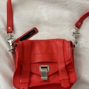 Proenza Schouler Red Leather Crossbody Bag